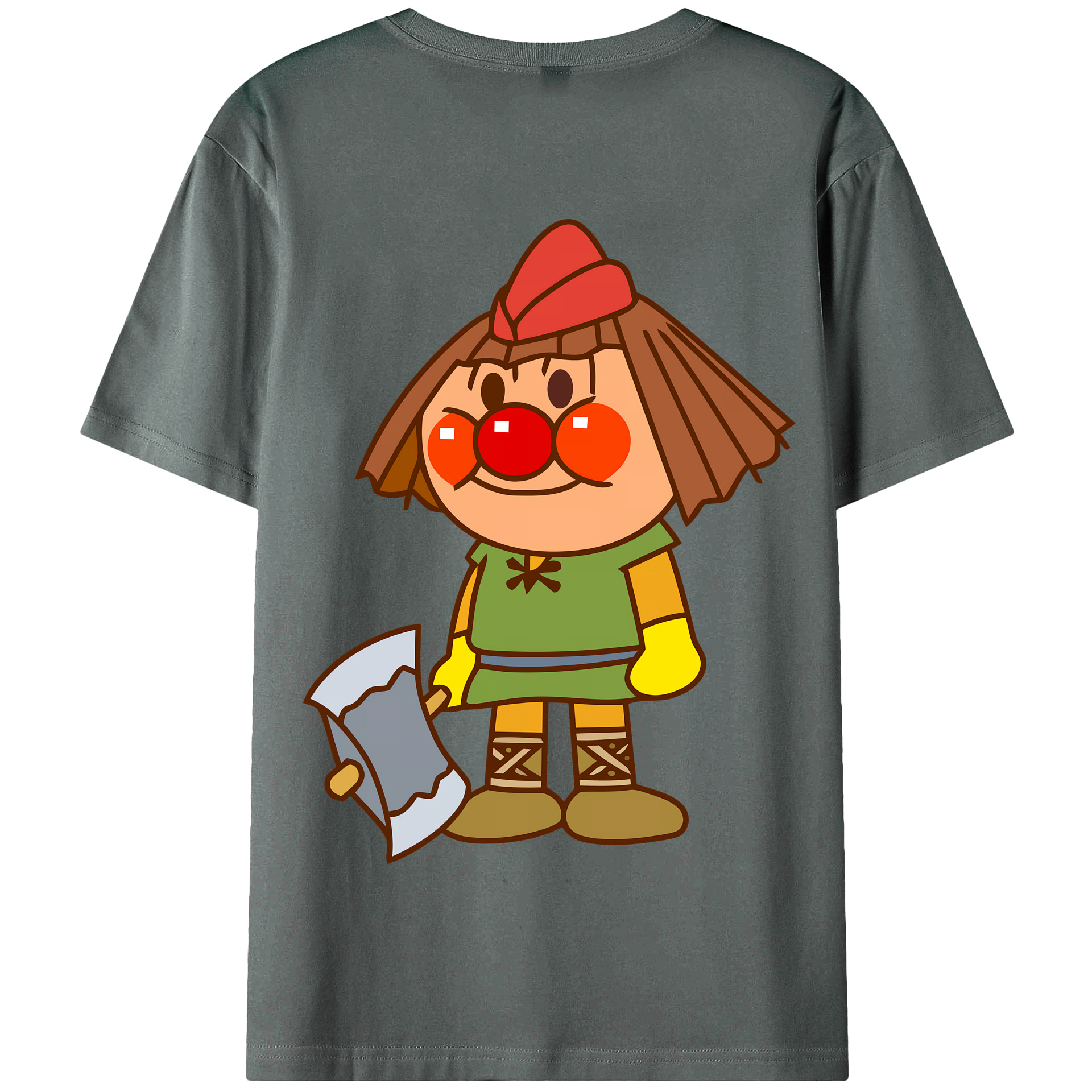 （画像用） アンパンマン Anpanman 綿100％半袖Tシャツ（背面プリント）